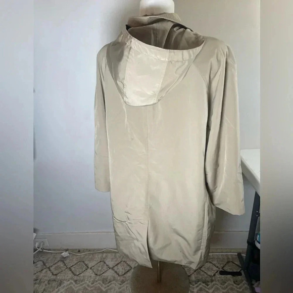 London Fog Trench Coat Rain Jacket Plus Size XXL GUC - Picture 4 of 12